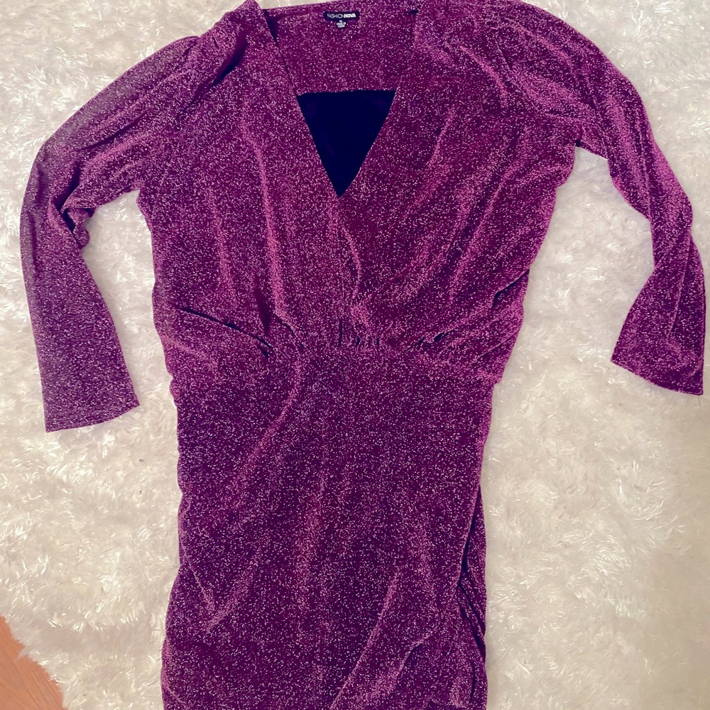 Fashion Nova fitted dress size Xl